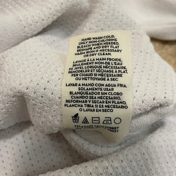 J Brand Knit 2-Pc Set Sweater Top & Skirt | White Stretch Textured Knit M NWOT - Picture 6 of 10